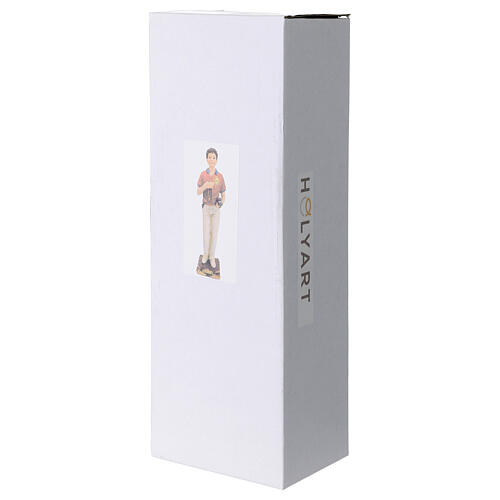 Carlo Acutis z różańcem, żywica malowana, 30 cm, MULTIPACK 16 szt. 12