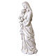 Statua Madonna con Bambino da esterno 40 cm in resina chiara s3