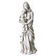 Estátua Nossa Senhora com o Menino para exterior 40 cm em resina clara s1