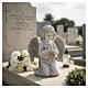 Statue kniender Cherub-Engel – für Außenbereich 40 cm, Resin in patinierter Steinoptik s2