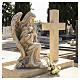 Statue Engel in Gebetshaltung – für Außenbereich 50 cm, Resin in heller Ausführung s5