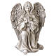 Statue ange en prière 50 cm pour extérieur en résine claire s2
