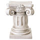 Base de columna para estatuas de exterior 30 cm de resina efecto mármol s5
