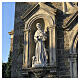 Statue Heiliger Franziskus – für Außenbereich 50 cm, Resin in grauer Steinoptik s4