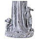 Statue Heiliger Franziskus – für Außenbereich 50 cm, Resin in grauer Steinoptik s7