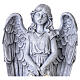 Statue Engel mit Rosenkranz und Solarbeleuchtung – für Außenbereich 50 cm, Resin in Steinoptik s4