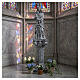 Column Base for Outdoor Statues in Gray Stone-Effect Resin, 55 cm s2