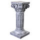 Column Base for Outdoor Statues in Gray Stone-Effect Resin, 55 cm s4