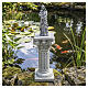 Column Base for Outdoor Statues in Gray Stone-Effect Resin, 55 cm s5