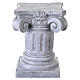 Column Base for Outdoor Statue in Dark Stone-Effect Resin, 30 cm s5