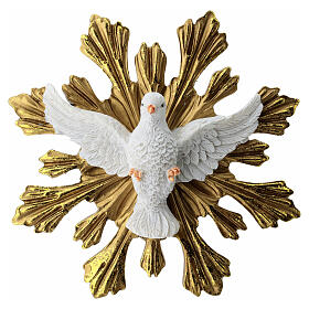 Holy Spirit Decoration Ray Resin Colored, 15 cm