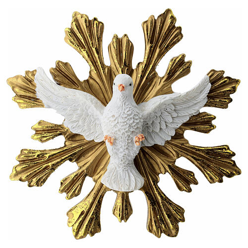 Holy Spirit Decoration Ray Resin Colored, 15 cm 1