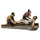 Way of the Cross, 14 stations for 15 cm Easter Creche, coloured resin s12