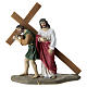 Way of the Cross 14 stations, 15 cm Easter nativity in colored resin s6