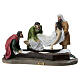 Way of the Cross 14 stations, 15 cm Easter nativity in colored resin s19