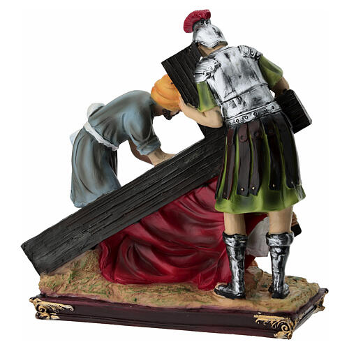 Kreuzweg, 15 Stationen, Resin, farbig, 15–20 cm - Osterkrippe 7