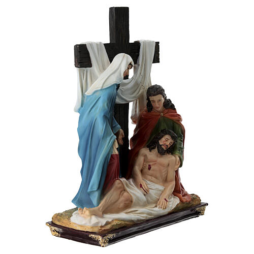 Kreuzweg, 15 Stationen, Resin, farbig, 15–20 cm - Osterkrippe 28