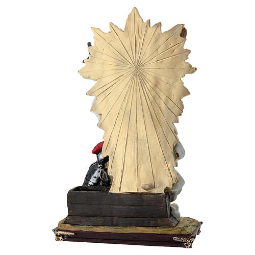 Way of the Cross, 15 stations for 20 cm Easter Creche, coloured resin 34