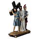 Way of the Cross, 15 stations for 20 cm Easter Creche, coloured resin s11