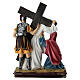 Way of the Cross, 15 stations for 20 cm Easter Creche, coloured resin s13