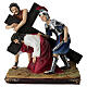 15 Stazioni della Via Crucis 20 cm resina presepe pasquale colorato s18