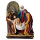 15 Stazioni della Via Crucis 20 cm resina presepe pasquale colorato s30