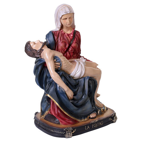 Pietà, 24 in, hand-painted resin statue 5