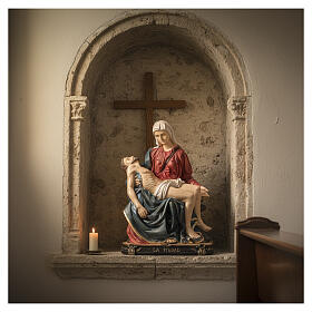 Pietà en résine peinte à la main 60 cm