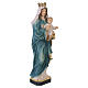 Virgen con vestidos azules y Niño Jesús 40 cm de resina s3