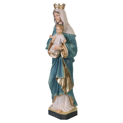 Virgin Mary with blue robes and Child Jesus statue in resin 40 cm 4