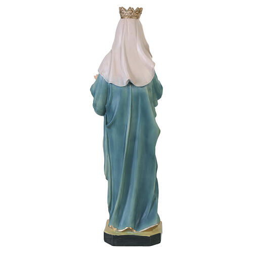 Virgin Mary with blue robes and Child Jesus statue in resin 40 cm 5