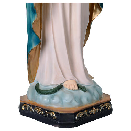 Our Lady of Graces statue, 40 in, coloured resin 7