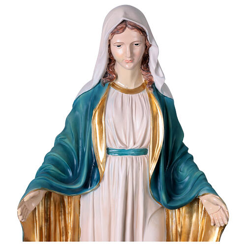 Our Lady of Graces statue, 40 in, coloured resin 10