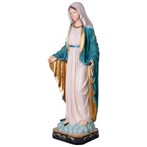 Estatua Virgen Inmaculada 100 cm resina colorida 5