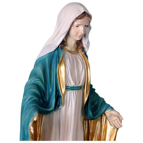 Estatua Virgen Inmaculada 100 cm resina colorida 17