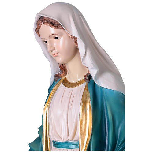 Statue Notre-Dame des Grâces 100 cm résine colorée 13