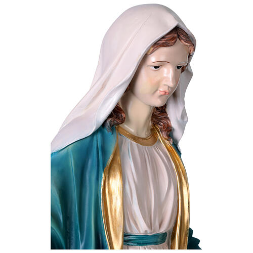 Statua Matka Boska Niepokalana, 100 cm, z kolorowej żywicy 16