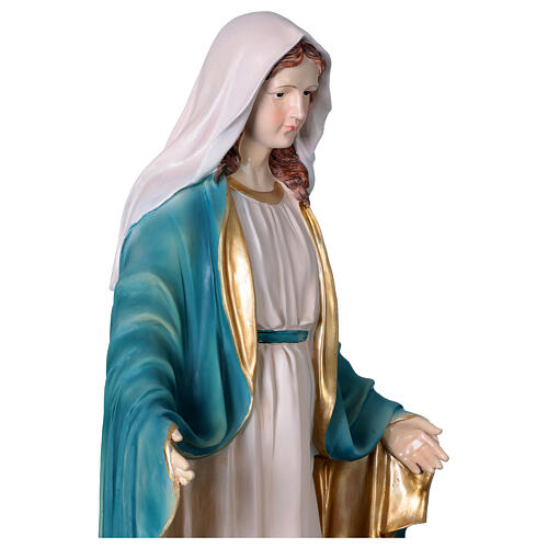 Estátua Nossa Senhora Imaculada 100 cm resina colorida 6