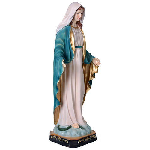 Immaculate Virgin Mary Statue in Colored Resin, 100 cm 3