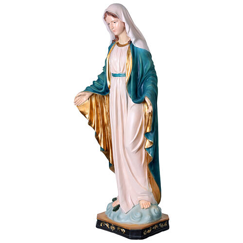 Immaculate Virgin Mary Statue in Colored Resin, 100 cm 12