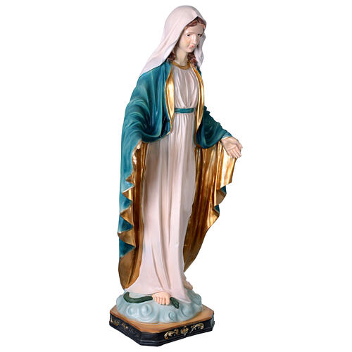 Immaculate Virgin Mary Statue in Colored Resin, 100 cm 15
