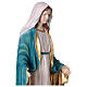 Immaculate Virgin Mary Statue in Colored Resin, 100 cm s6