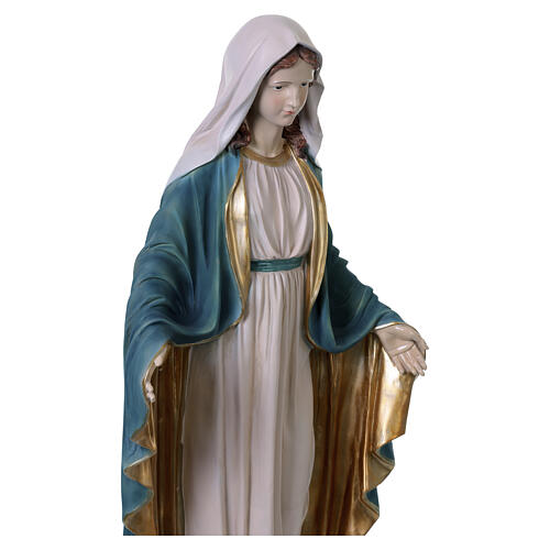 Estatua Inmaculada resina colorida 120 cm 7