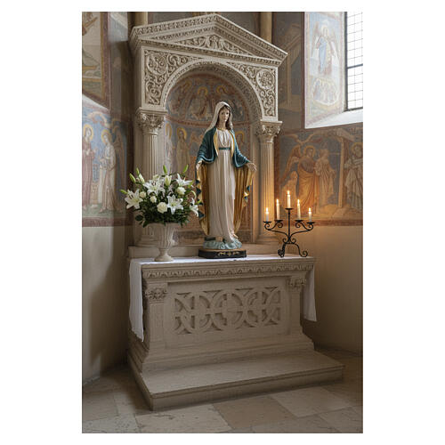 Statua Immacolata resina colorata 120 cm 2