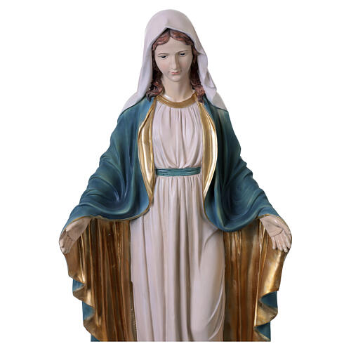 Figura Matki Bożej Niepokalanej, malowana żywica, 120 cm 5