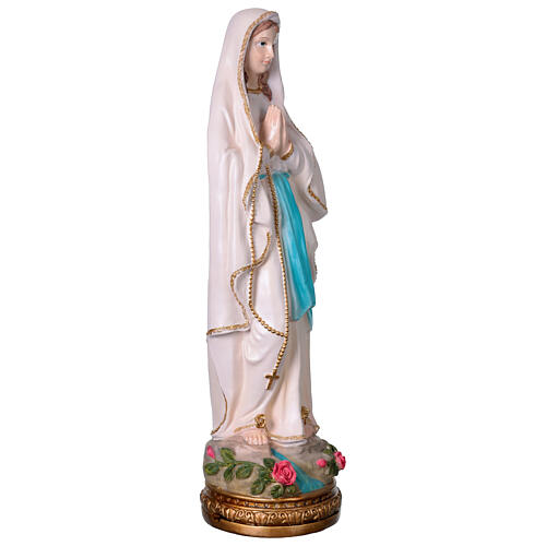 Our Lady of Lourdes, 31.5 in, painted resin 5
