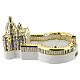 St. Peter's Basilica miniature, glossy gold finish, 5 cm s4