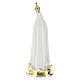 Our Lady of Fatima resin statue with doves and golden base, 8 in s4