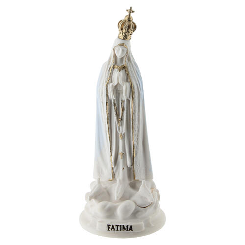 Coffret de 12 statuettes Notre-Dame de Fatima en résine 10 cm 2