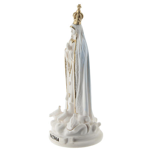 Box 12 statuette Madonna di Fatima in resina 10cm 3